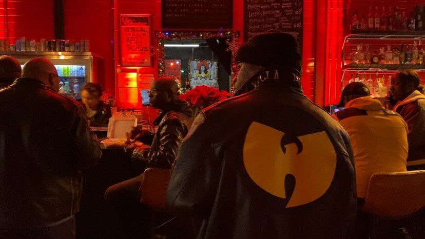 A festival attendee rocks some Wu Tang gear. (Spectrum News 1/Natalie Mooney)