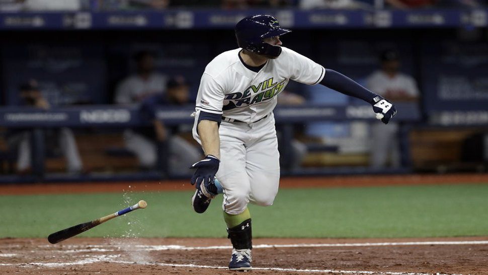 Rays win two games but lose Austin Meadows to injury