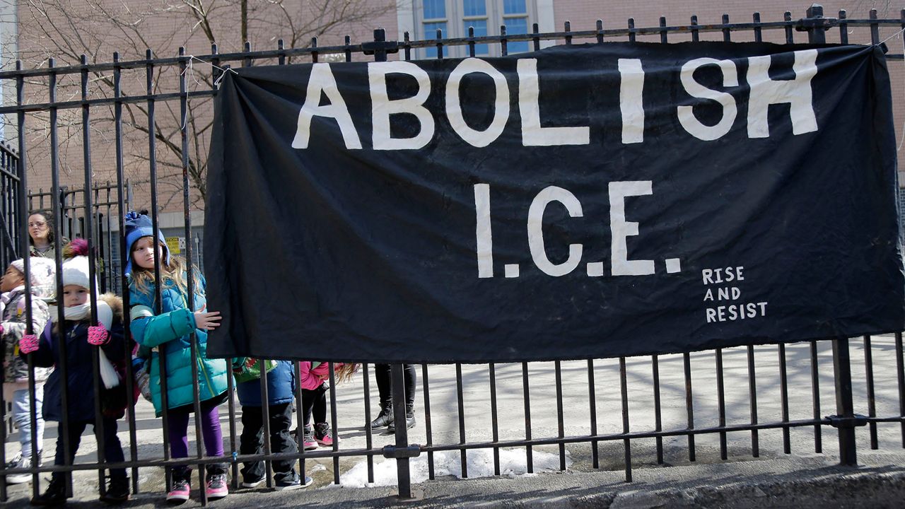 abolish ice sign