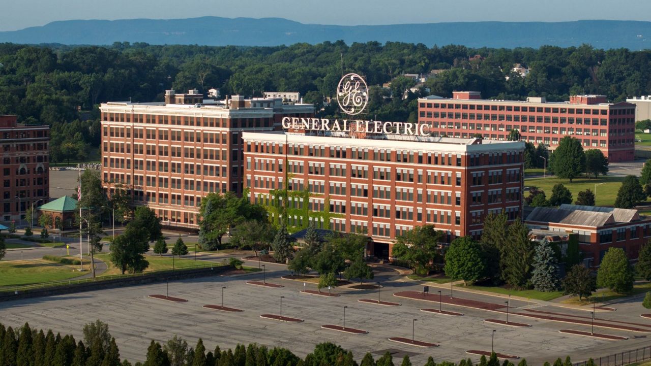GE sign in Schenectady undergoing centennial makeover