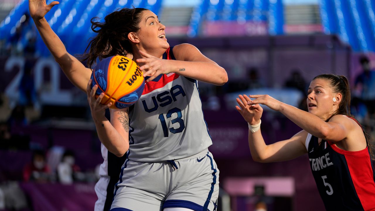 Stefanie Dolson's Olympic dream comes true with debut of 3x3 basketball  National News - Bally Sports