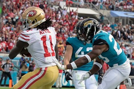 49ers dominate the Jaguars from start to finish to win 30-10