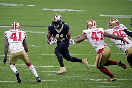 Saints overcome Brees injury, beat 49ers 27-13