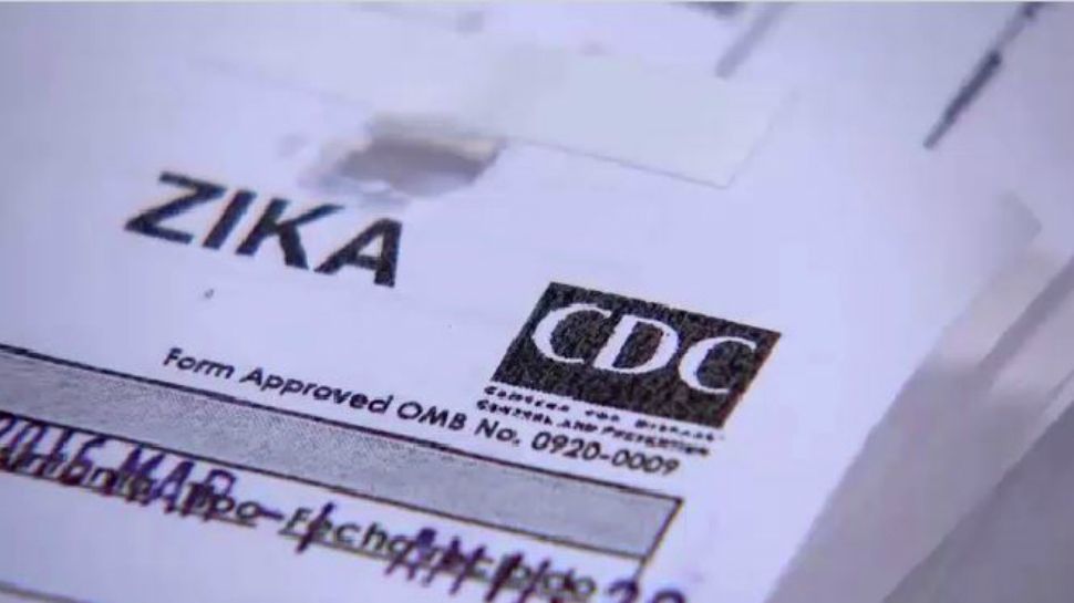 CDC form about Zika