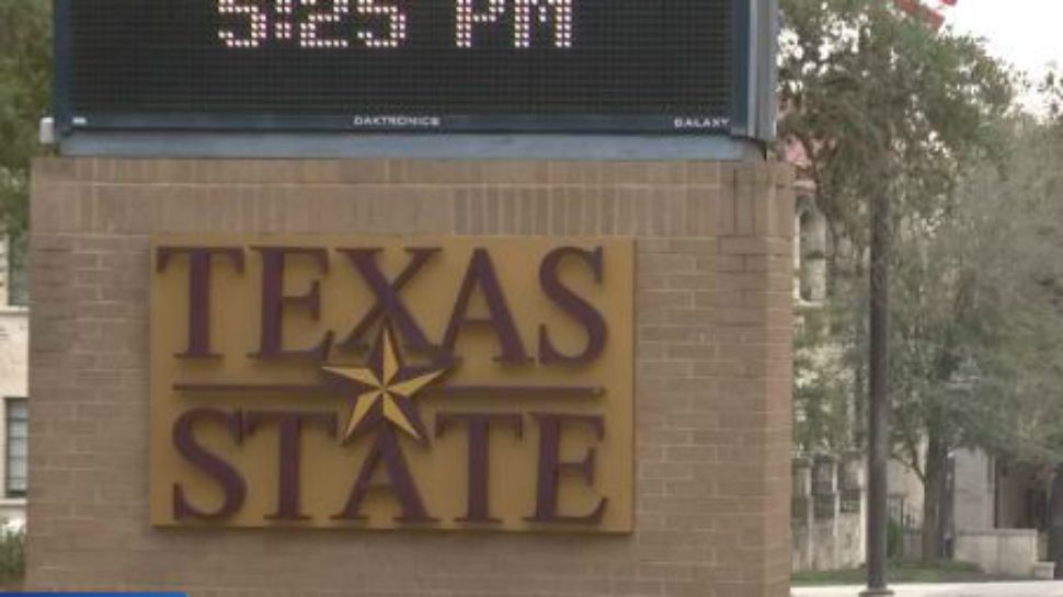 Texas State University Sign