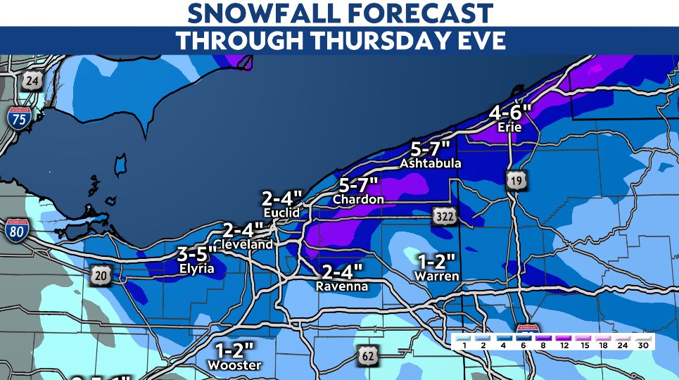 Snow creates messy travel, bitter cold moves in