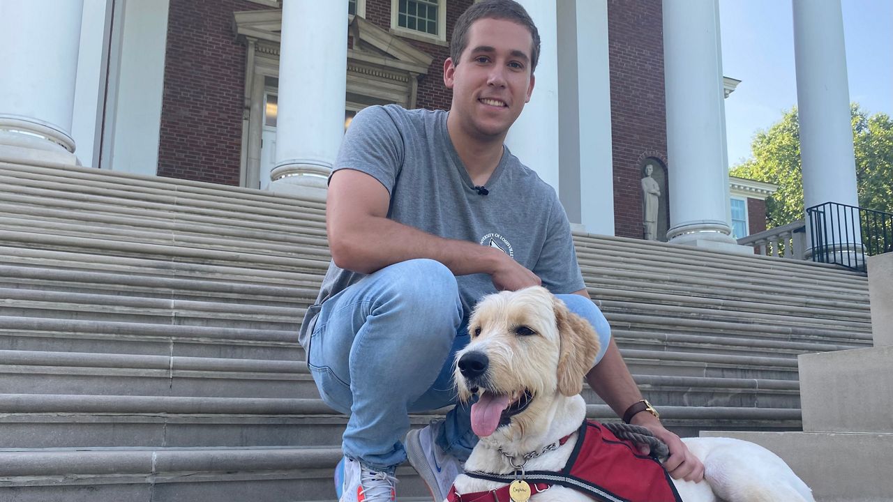 UofL's LALS therapy dog gets as much as he gives