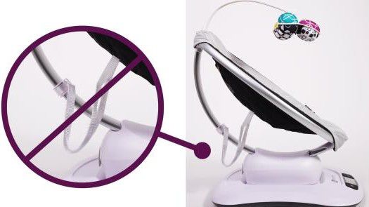 There have been two entanglement incidents reported with 4moms' MamaRoo Baby Swing. (U.S. Consumer Product Safety Commission)