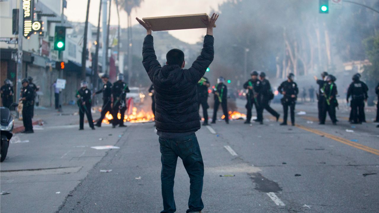 LA Protests Vandalism, Looting Mark Fourth Night