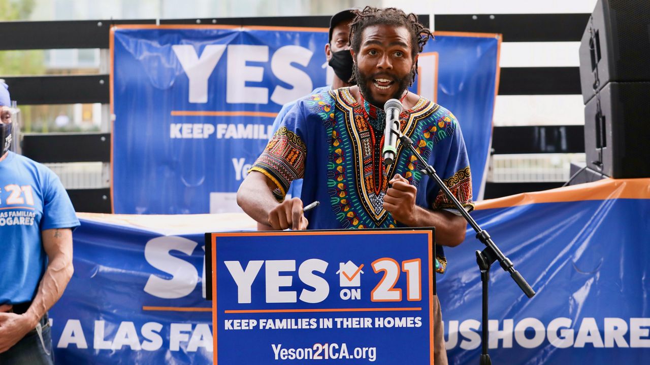 Prop. 21 rally in Los Angeles