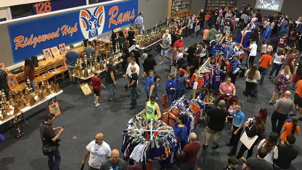 Hundreds of current and former Ridgewood High School students, faculty, and staff browsed school memorabilia ahead of the school’s closing ceremonies in New Port Richey Tuesday.
