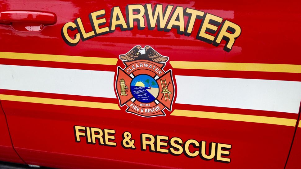 Clearwater Fire Rescue logo on side of vehicle