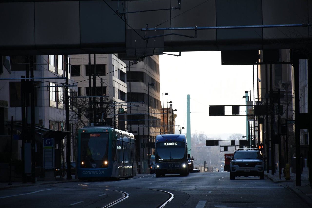 Bus rapid transit (BRT) routes aim to mirror light-rail routes in terms of speed and efficiency. (Casey Weldon/Spectrum News 1)