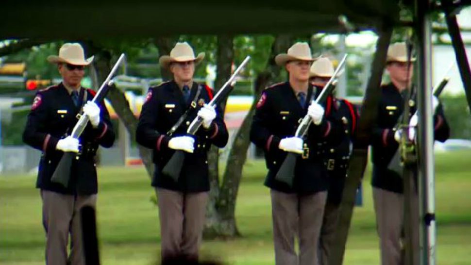 Texas DPS Memorial Service (Spectrum News footage)