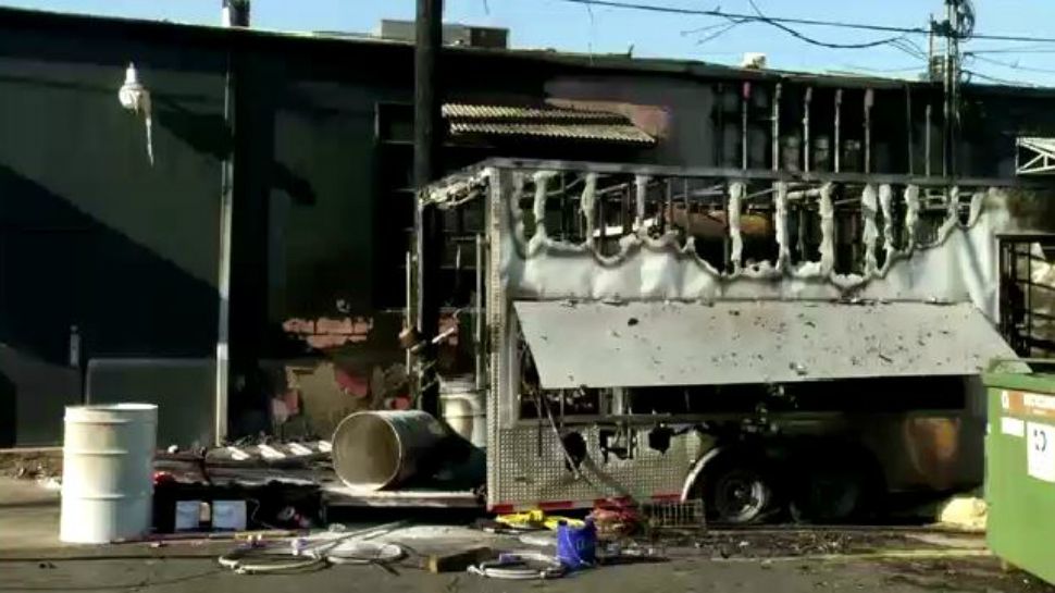 One injured after trailer catches fire in East Austin