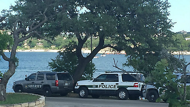  Scene of missing swimmer at Lake Travis on May 5,2018. (Spectrum News photo) 