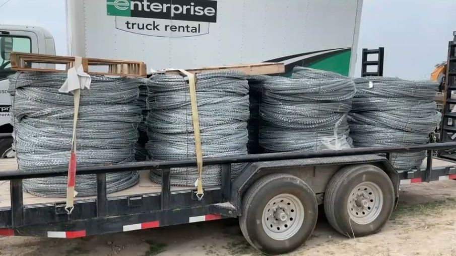 Texas plans to put more razor wire along border