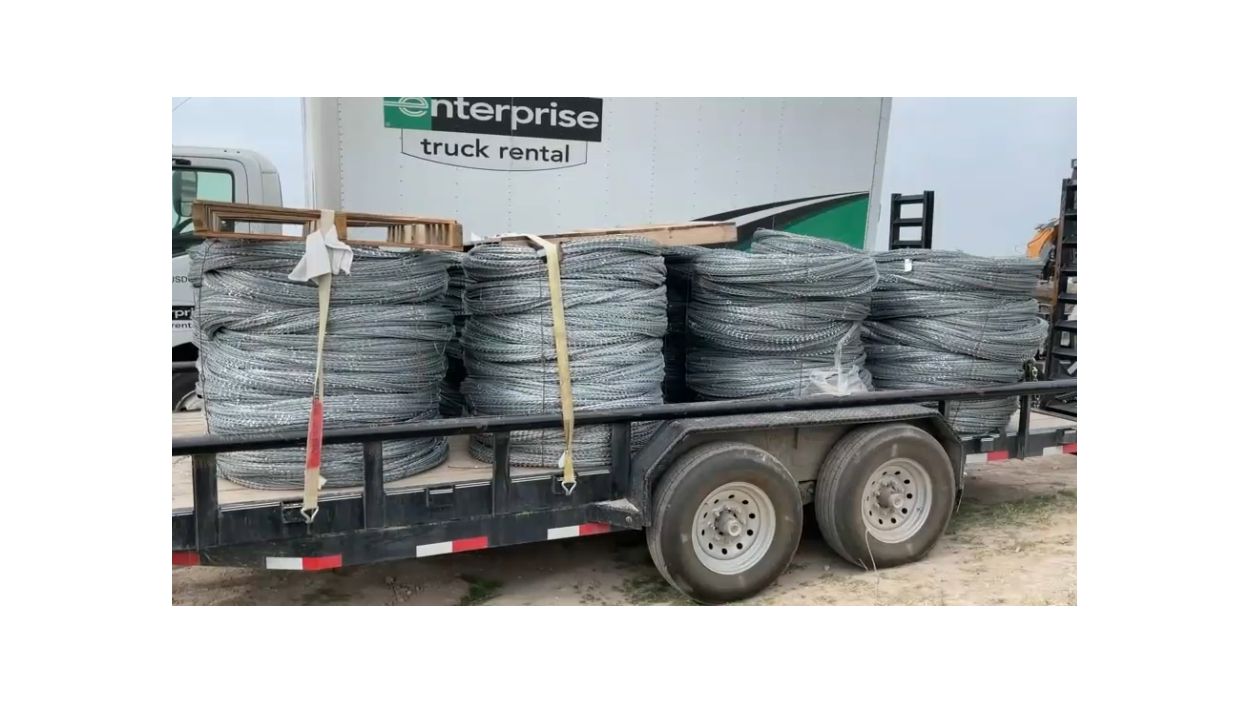 Texas plans to put more razor wire along border