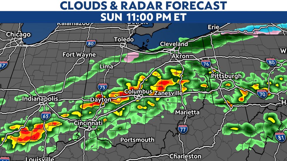 Severe storms possible to end the weekend
