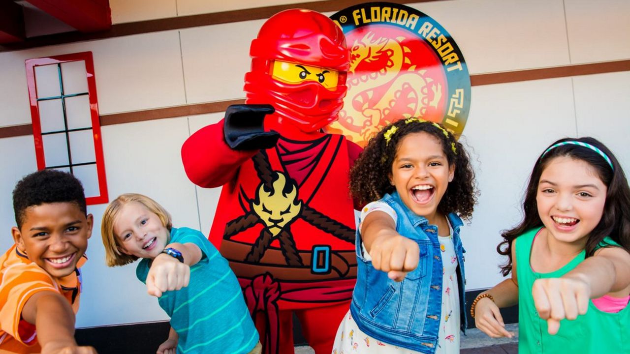 Legoland Florida's Ninjago Days include character meet-and-greets and themed activities. (Legoland Florida)