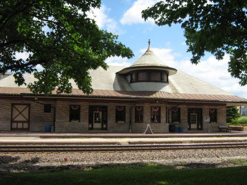 A photo of the historic train station in Kirkwood, Missouri. (Provided: City of Kirkwood)