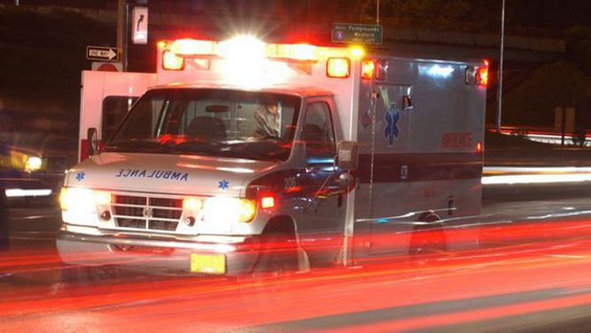(File photo of ambulance lights)