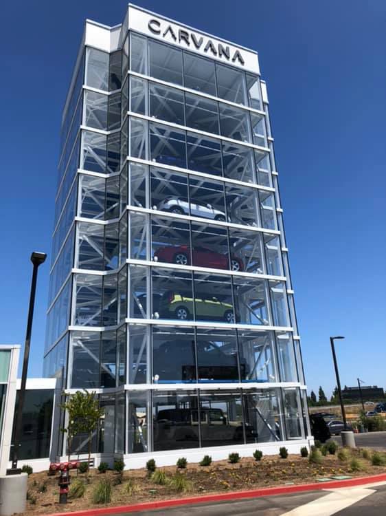 Carvana Car Vending Machine Turns Heads on the 405