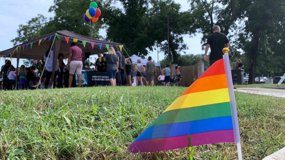 Hundreds Gather for First New Braunfels' Pride Event