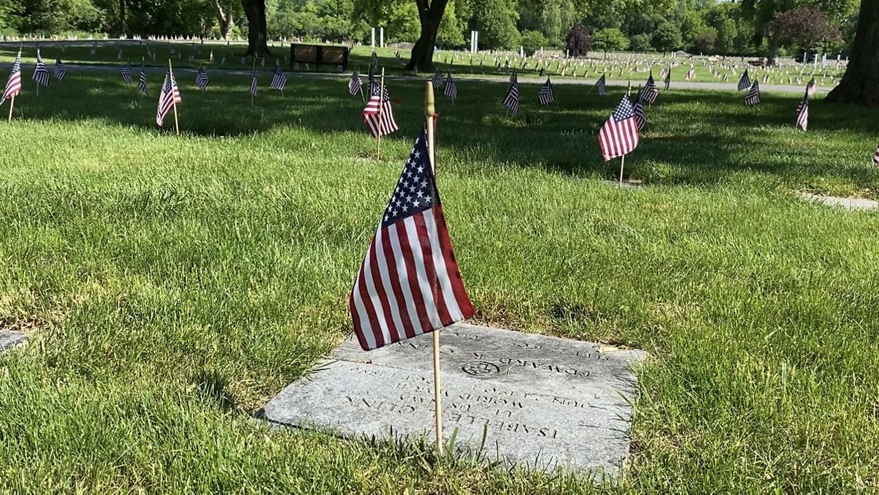 Service held at Onondaga County Veterans Memorial Cemetery
