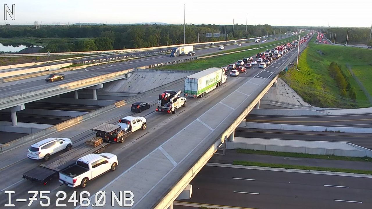 Hillsborough drivers frustrated with I-75 delays at Big Bend Road