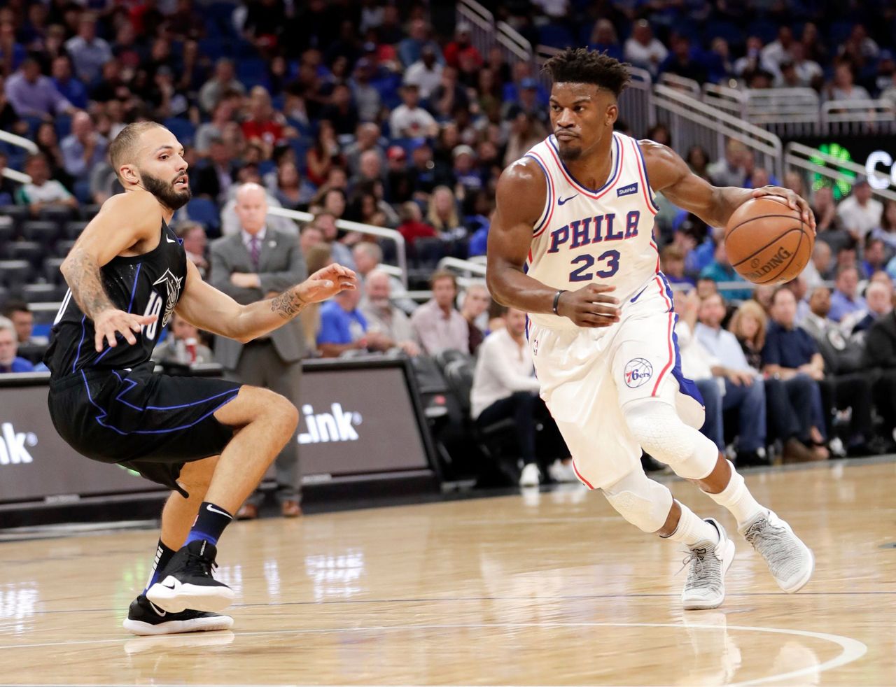 Magic come back to beat 76ers 111-106 in Butler's debut