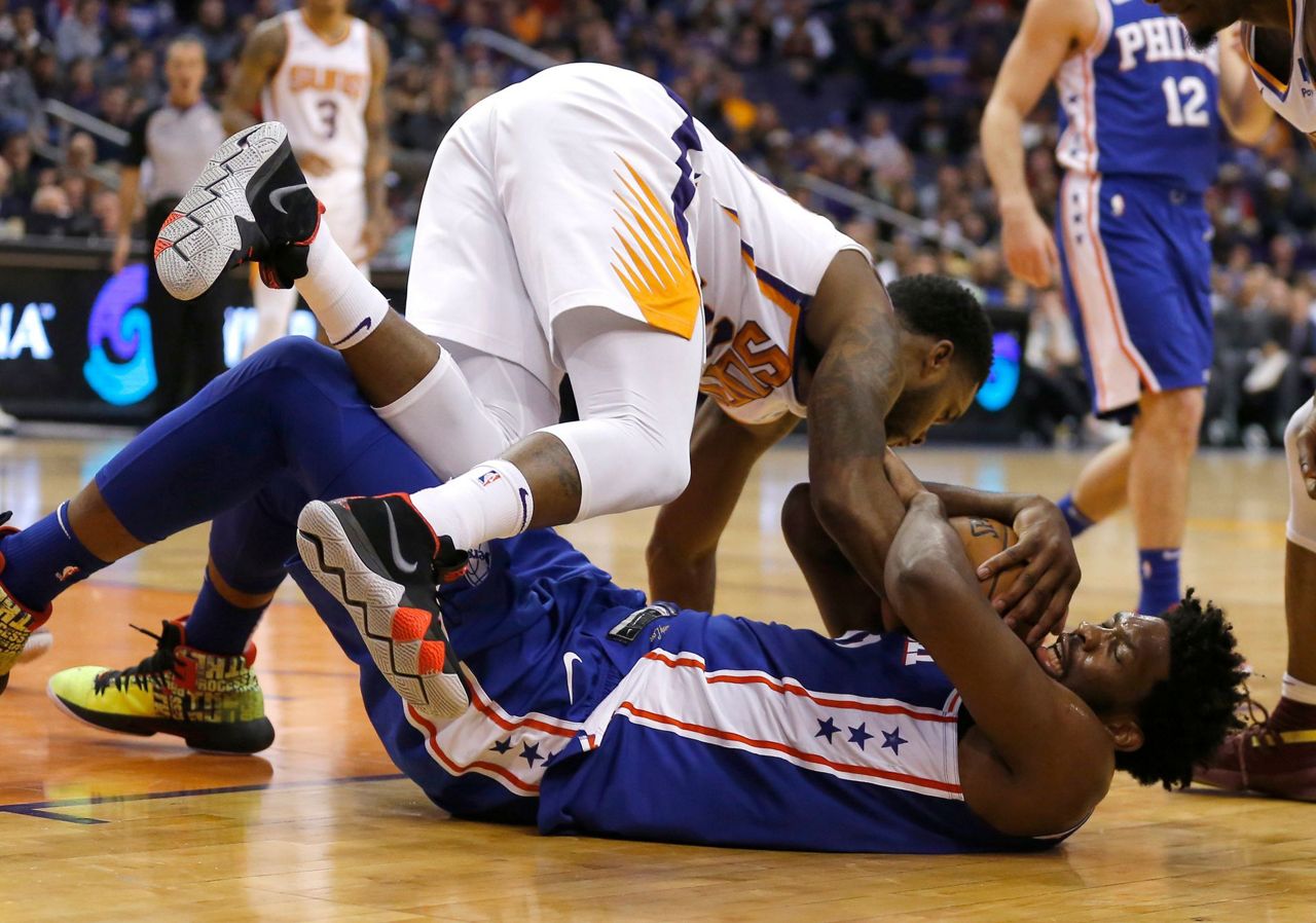 Embiid Scores 42 Points, 76ers Hold Off Suns 132-127