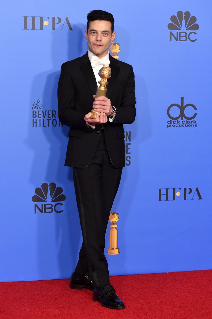 Rami Malek 'beyond moved' at best actor Golden Globes win