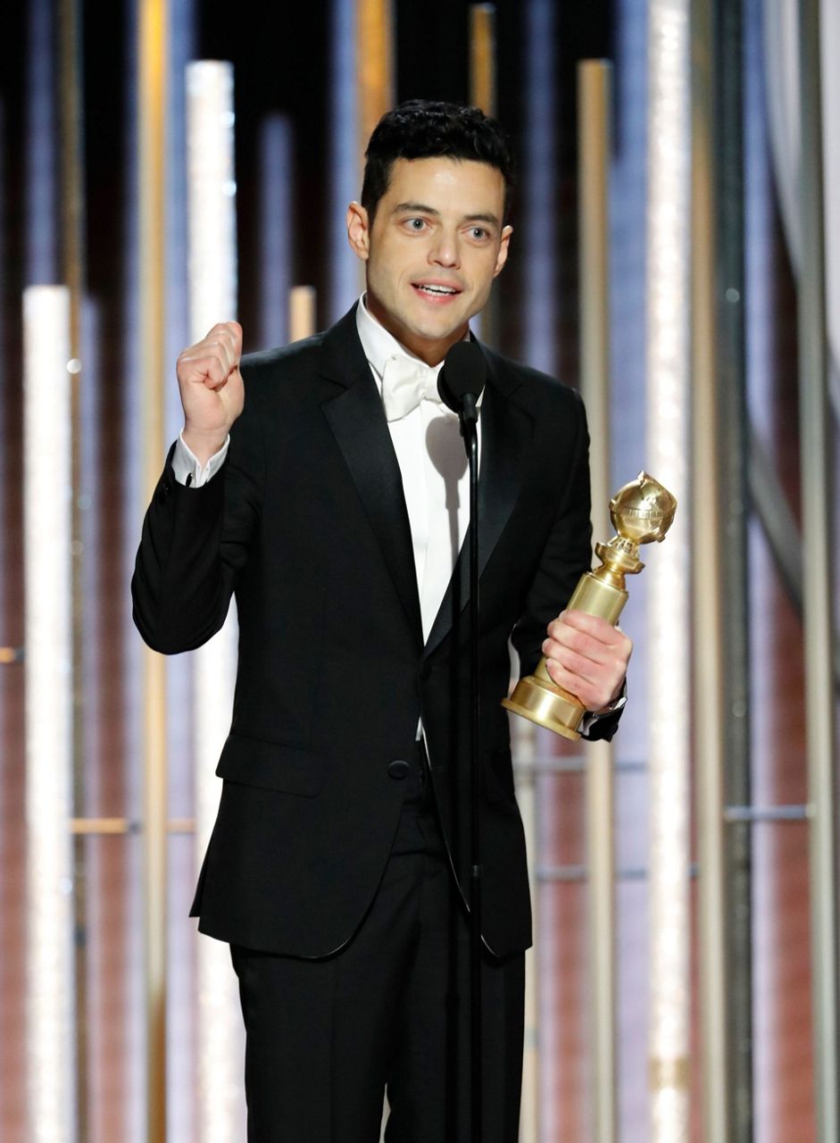 Rami Malek 'beyond moved' at best actor Golden Globes win