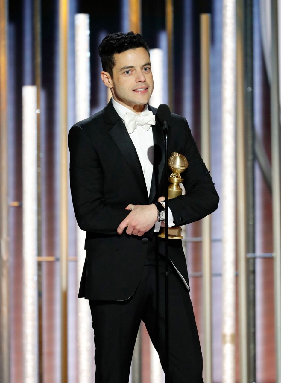 Rami Malek 'beyond moved' at best actor Golden Globes win
