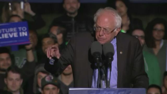 Sanders Hits Clinton On Several Issues During Rally In The Bronx 