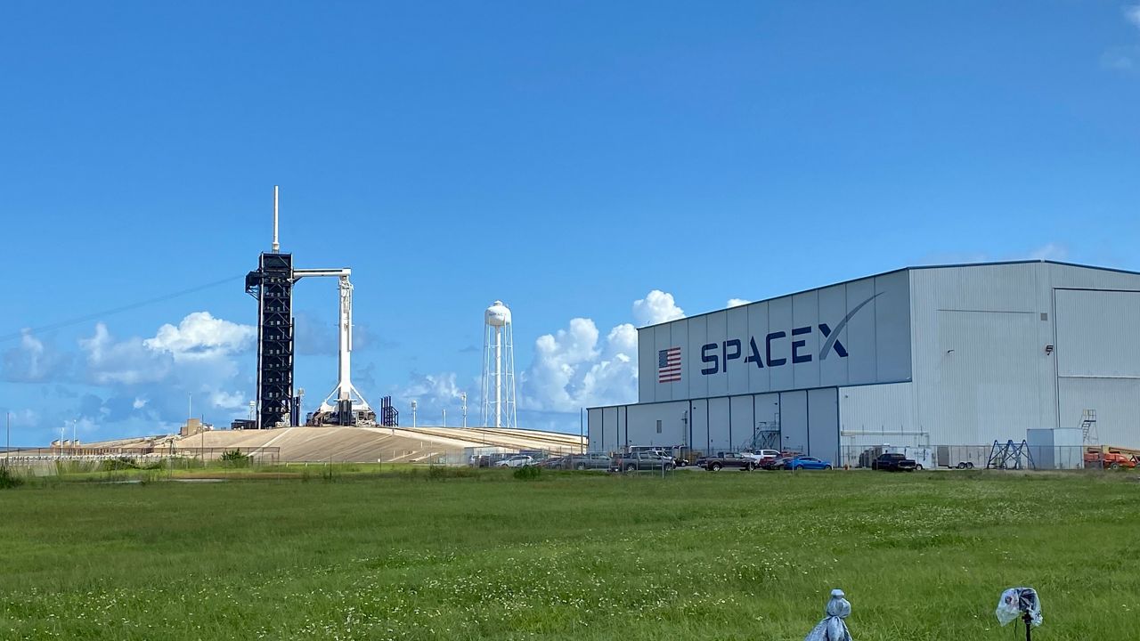 SpaceX's Horizontal Integration Facility at Launch Complex 39A ahead of the Sept. 15, 2021 launch of the Inspiration4 mission. Another SpaceX site over on Roberts Road will receive a public hearing as residents and stakeholders discuss the impacts of a proposed wastewater treatment facility on Monday, April 25, 2022. (Will Robinson-Smith)