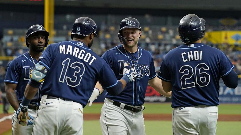 Rays wear Devil Rays jerseys for first time in playoffs, World