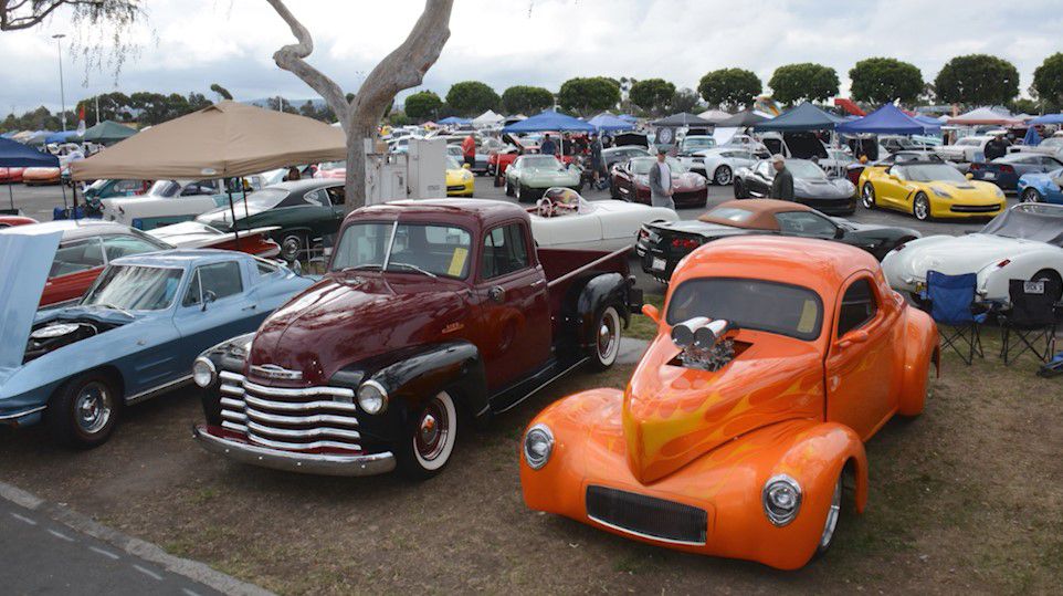 Low riders in Orange County cruisin' for a cure