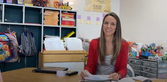 First grade teacher Danielle Smith says it's important to reach every student so they have a solid foundation. (Spectrum News)