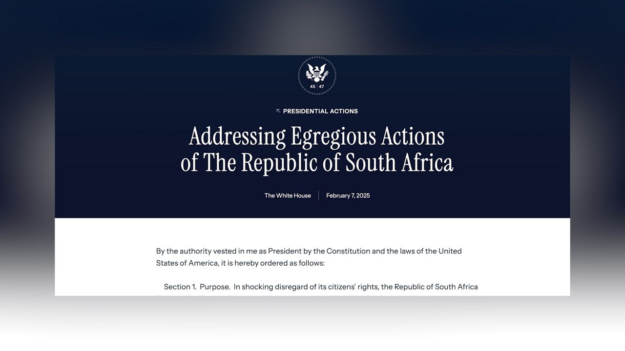 Suspended U.S. refugee admissions program has exception for white South Africans