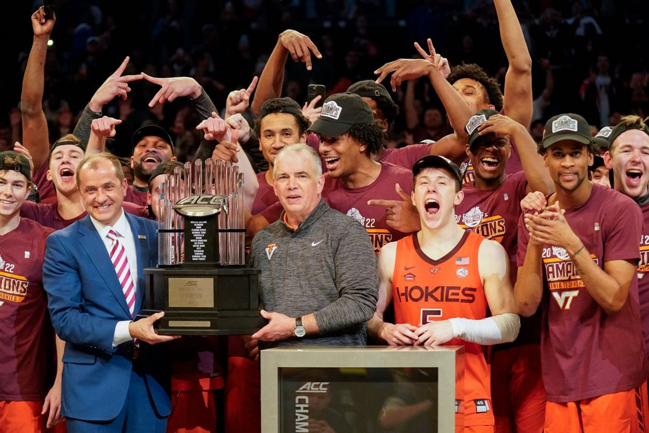 7th-seed Virginia Tech upsets Duke, Coach K for ACC title