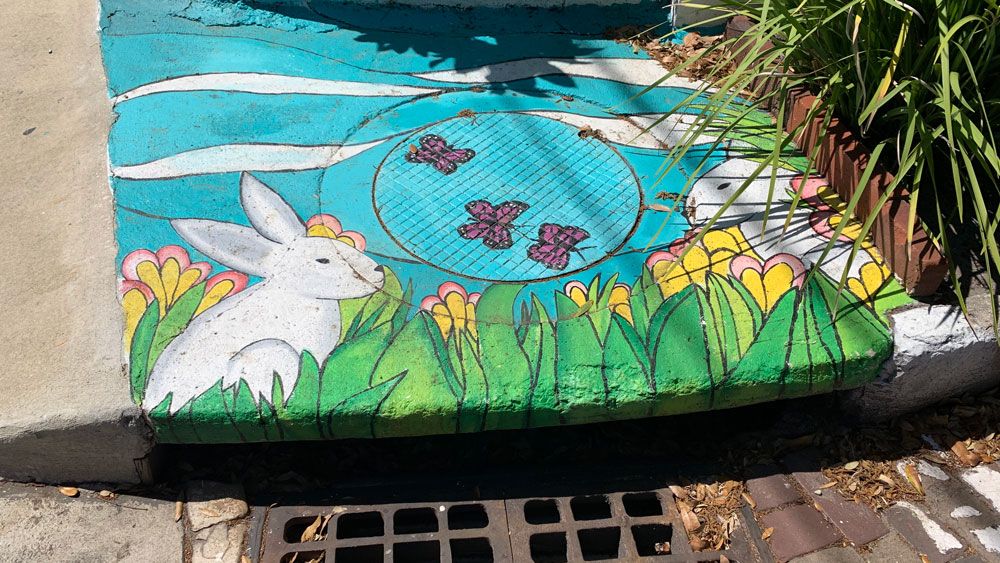 This piece was found along Central Boulevard, across from Lake Lawsona in Orlando. (Christie Zizo, Spectrum News)