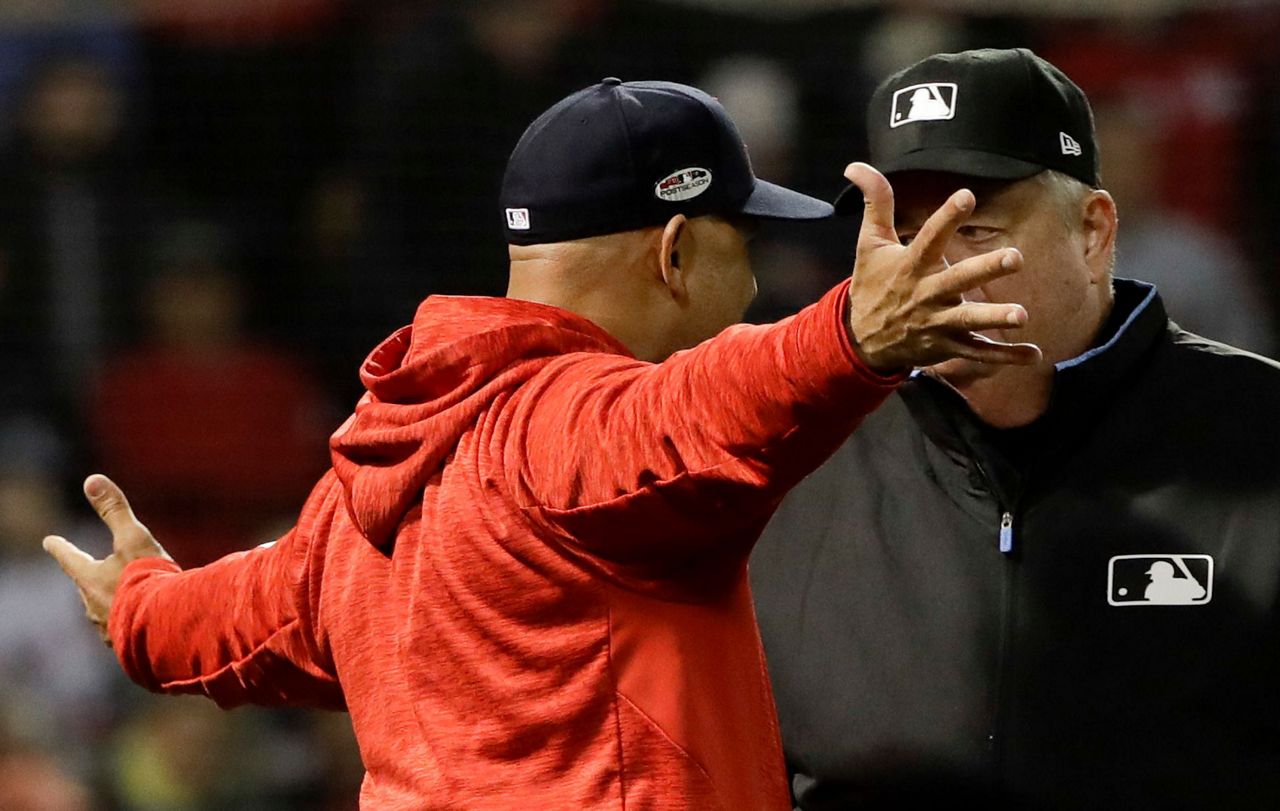 Red Sox manager Alex Cora ejected in 1st inning vs. Yankees