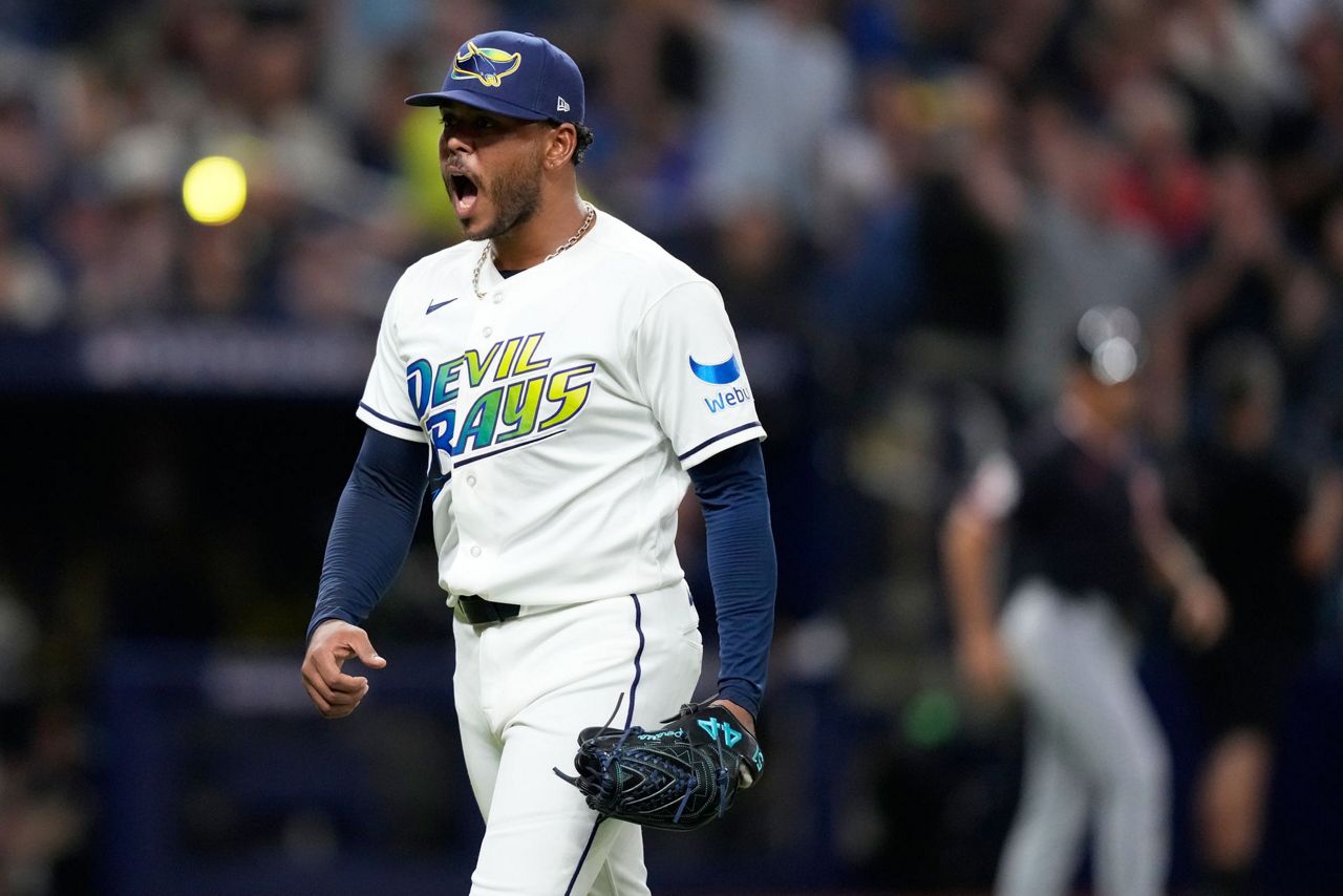 `Fastball Freddy' Peralta earns ALCS MVP award after pitching the Rays ...