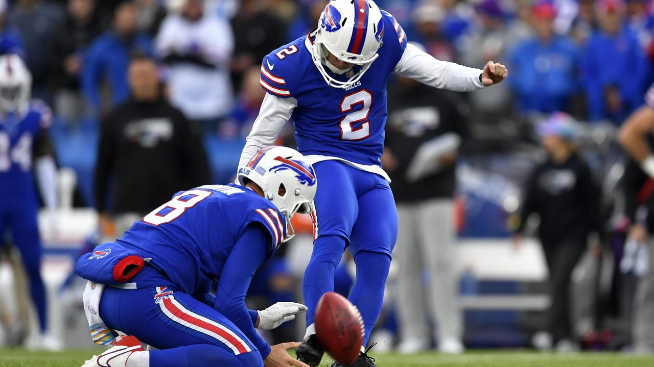 Buffalo Bills win in Week 7 behind six field goals by Tyler Bass