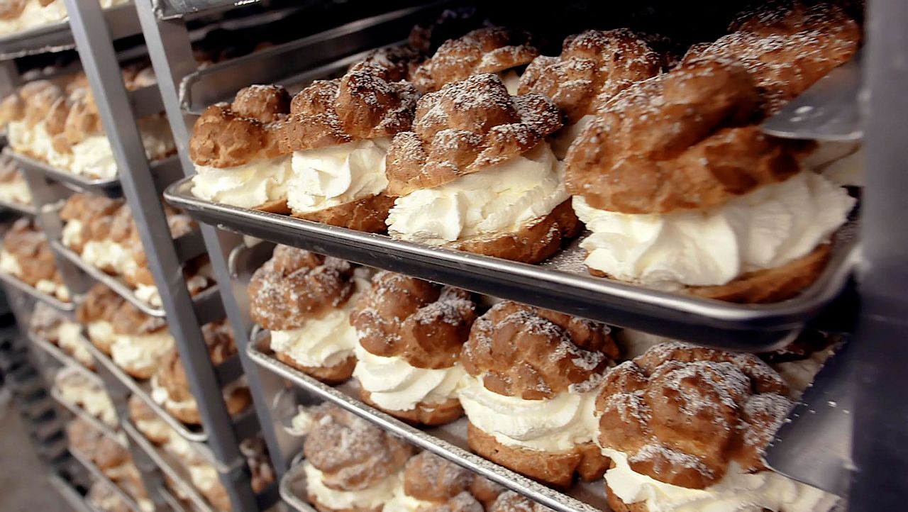 Free cream puffs for vaccinations at Wisconsin State Fair