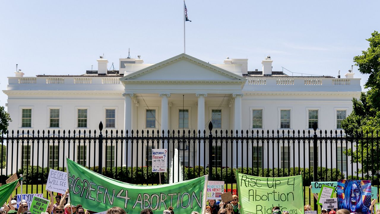 Abortion rally at the White House