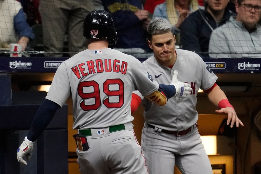 Red Sox snap Brewers' 4-game win streak with 5-3 victory