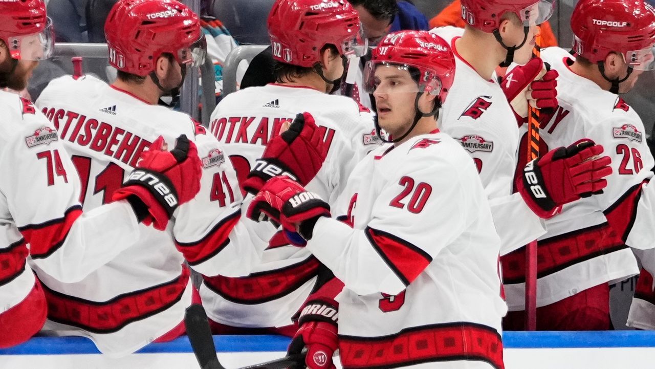 Fast's goal lifts Hurricanes past Islanders in overtime